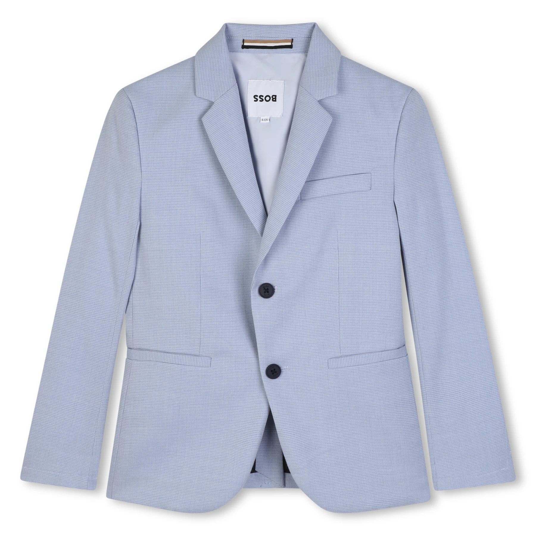 Kids Boys Single-Breasted Long Sleeves Blazer
