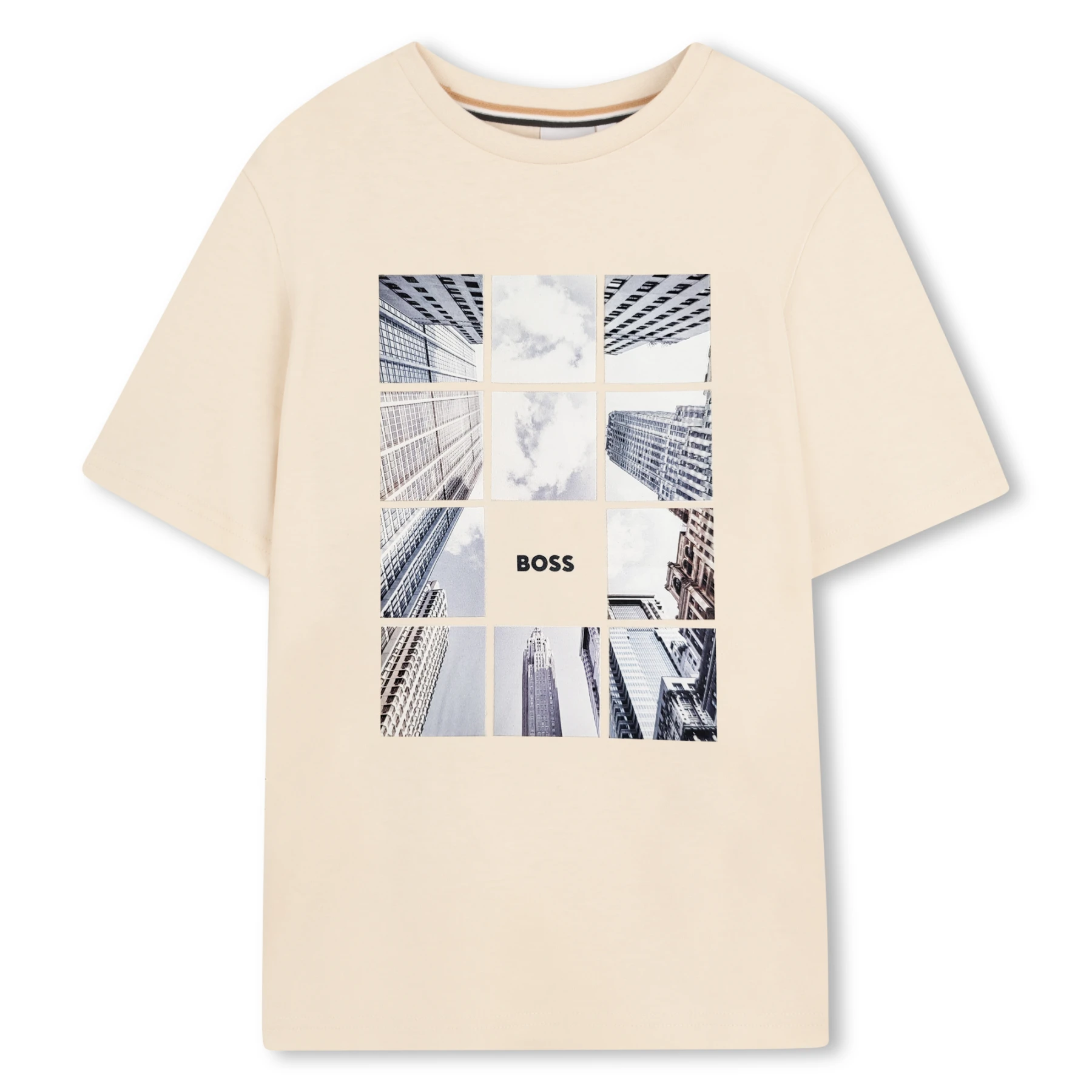Kids Boys Graphic Front Print Short Sleeve Cotton T-shirt