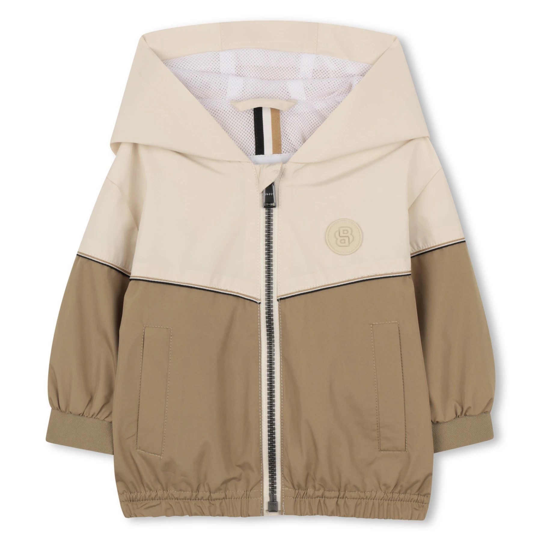 Baby Boy Colourblock Hooded Jacket
