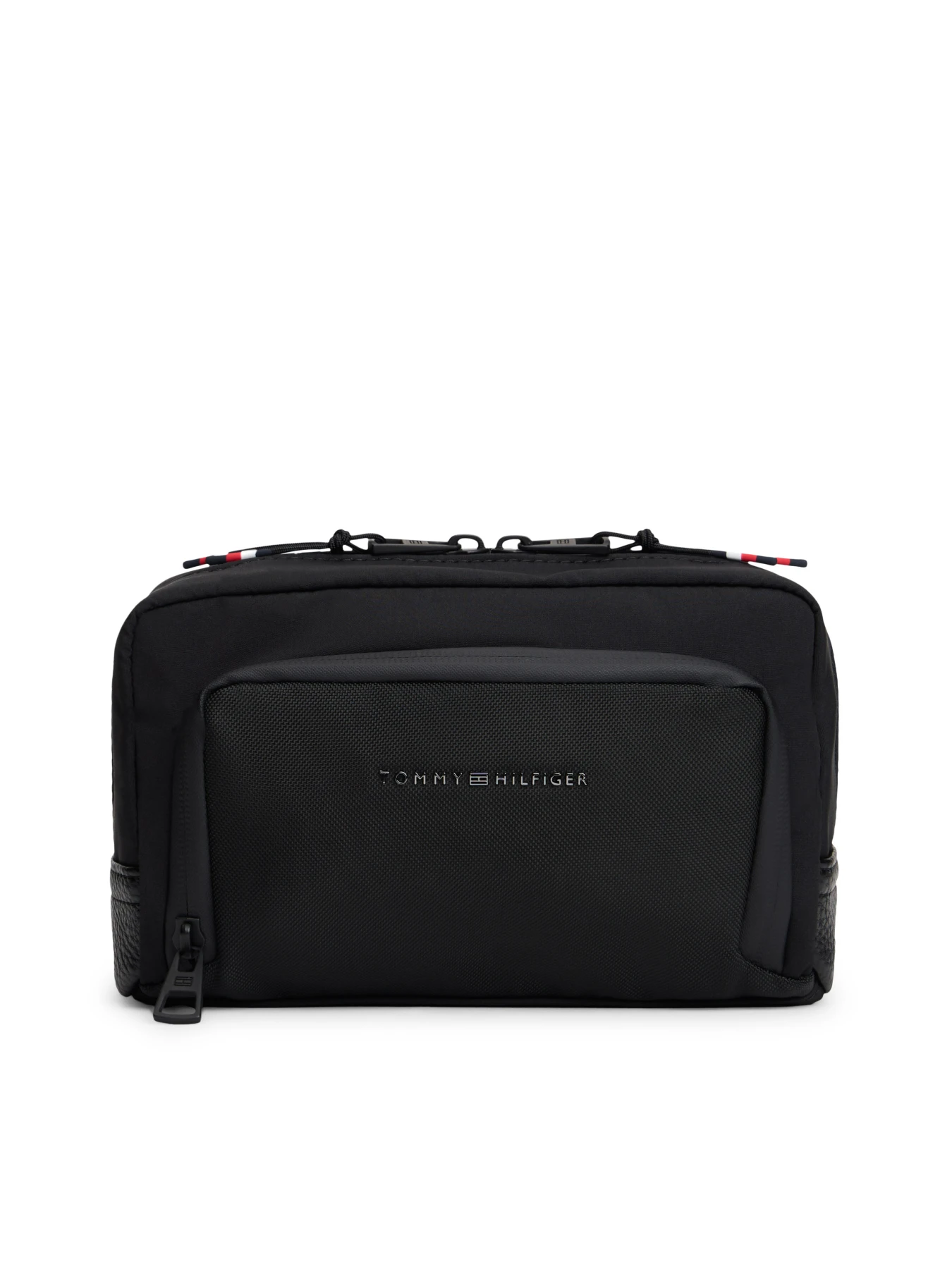 Metal Logo Textile Wash Bag