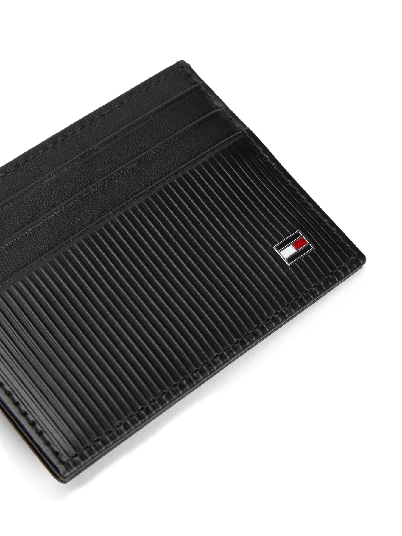 Hilfiger Flag Leather Credit Card Holder