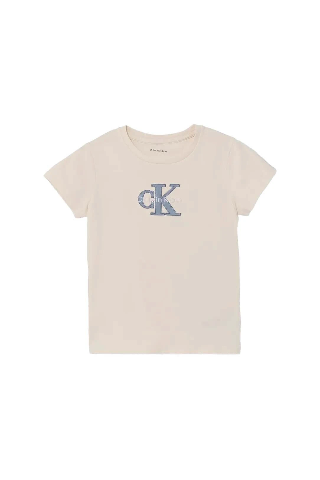 Kids Girls Slim Fit Logo Short Sleeve T-shirt