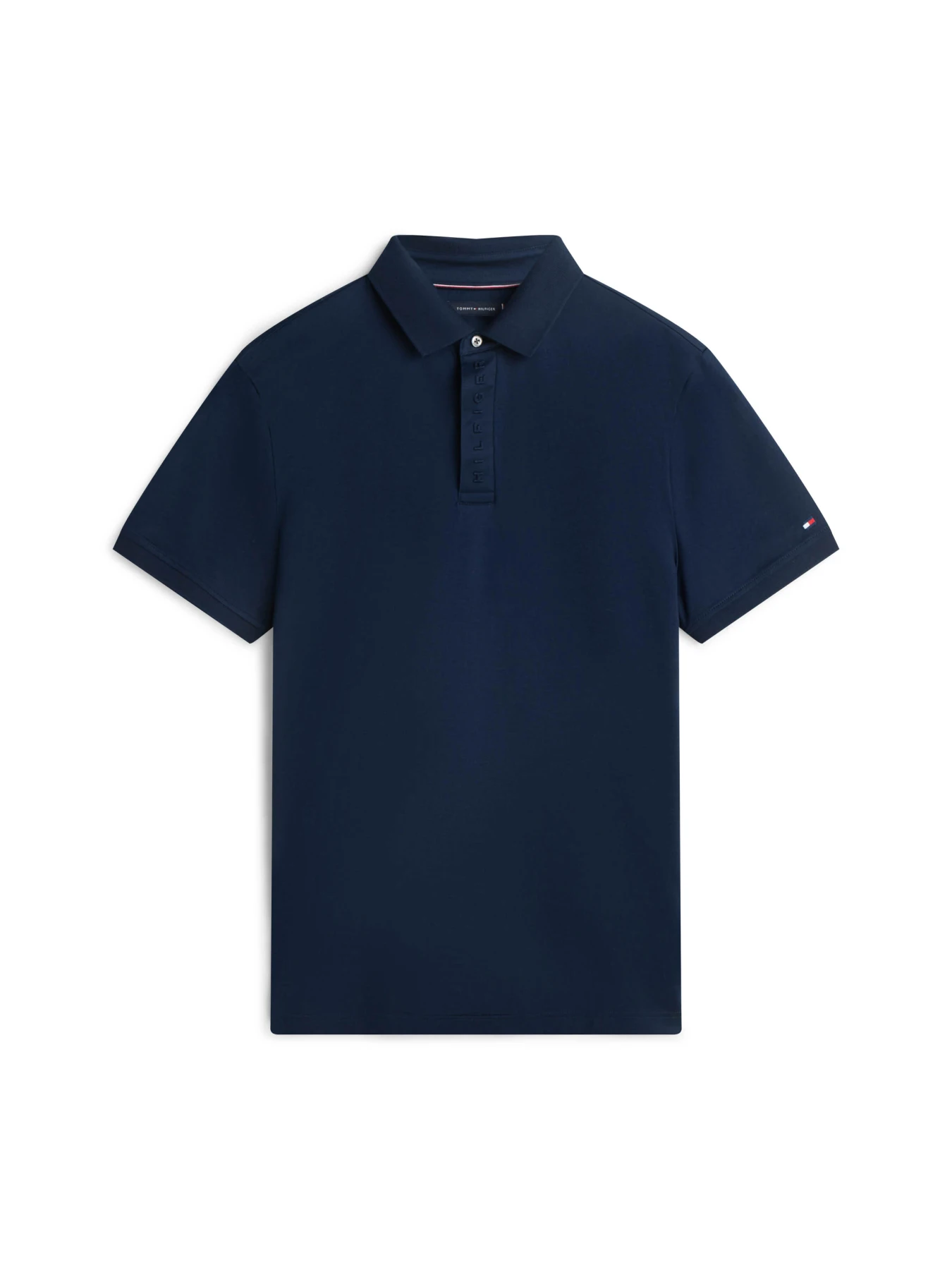 Detailed Hidden Placket Polo Image