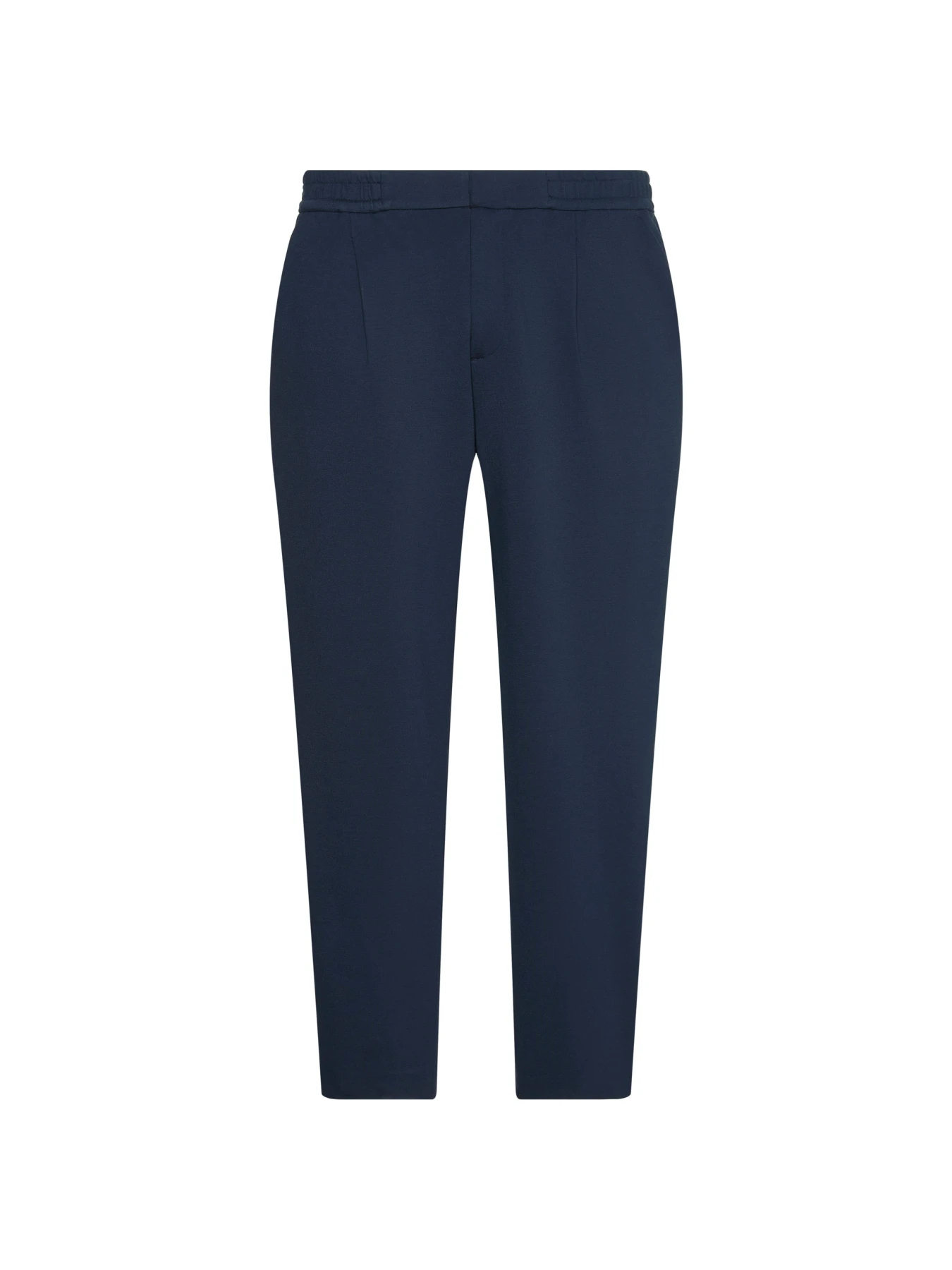 Knit Pleated Slim Tapered Fit Pants