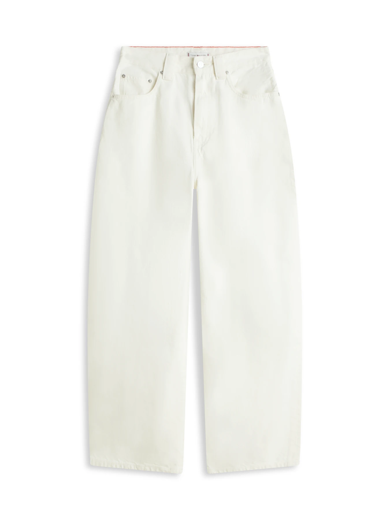 Mid Rise Tapered Barrel Leg Jeans