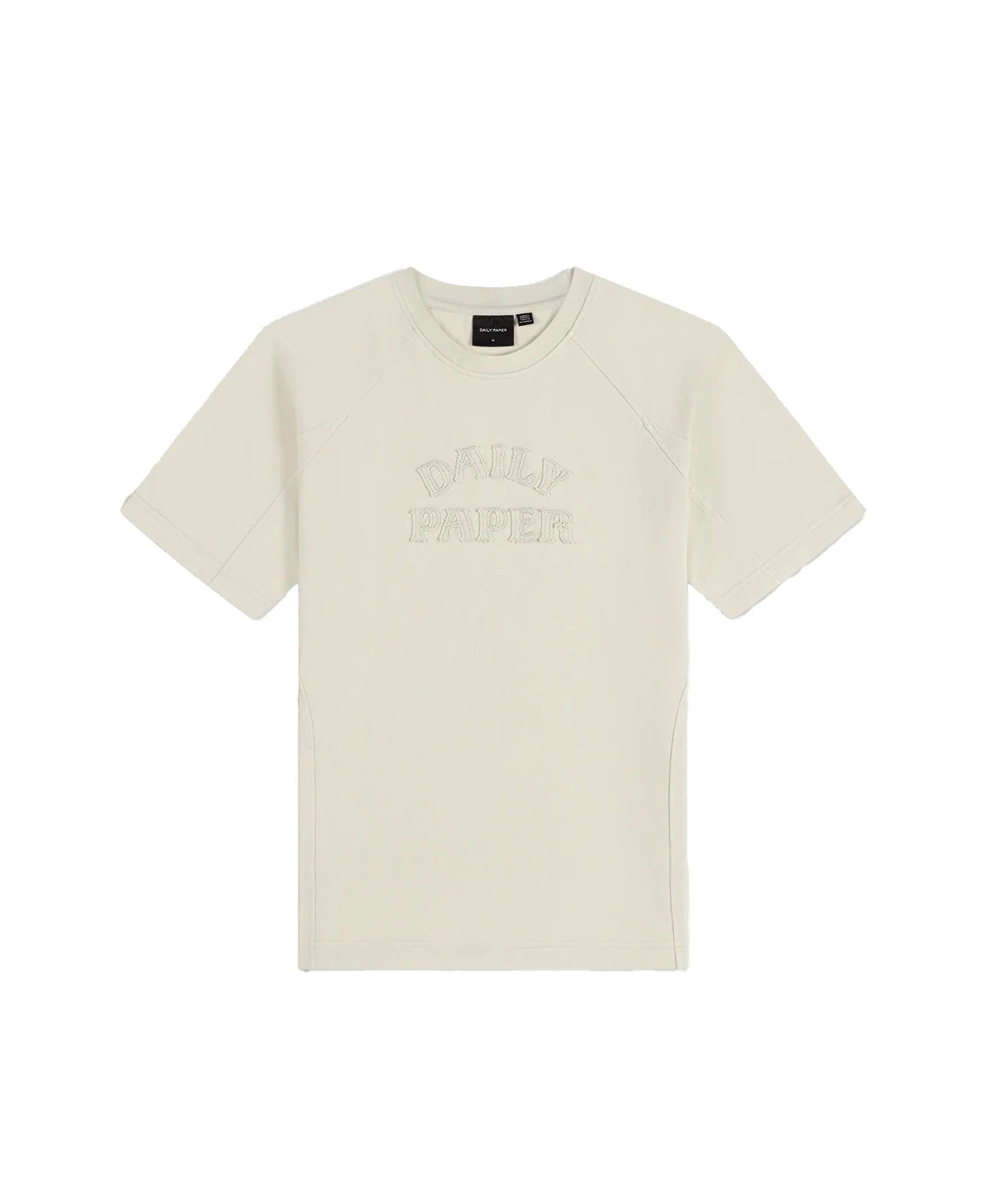 Off White Raglan Stacked Dias Washed Jersey T-Shirt