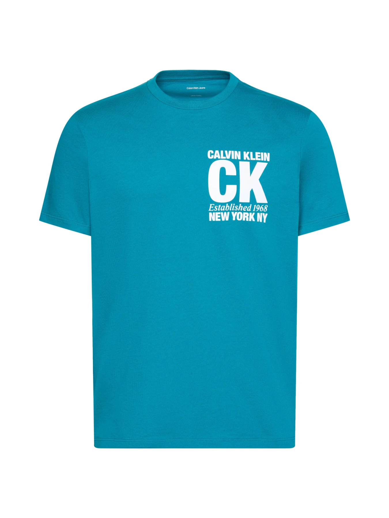 Round Neck Cotton Short Sleeve Logo T-shirt