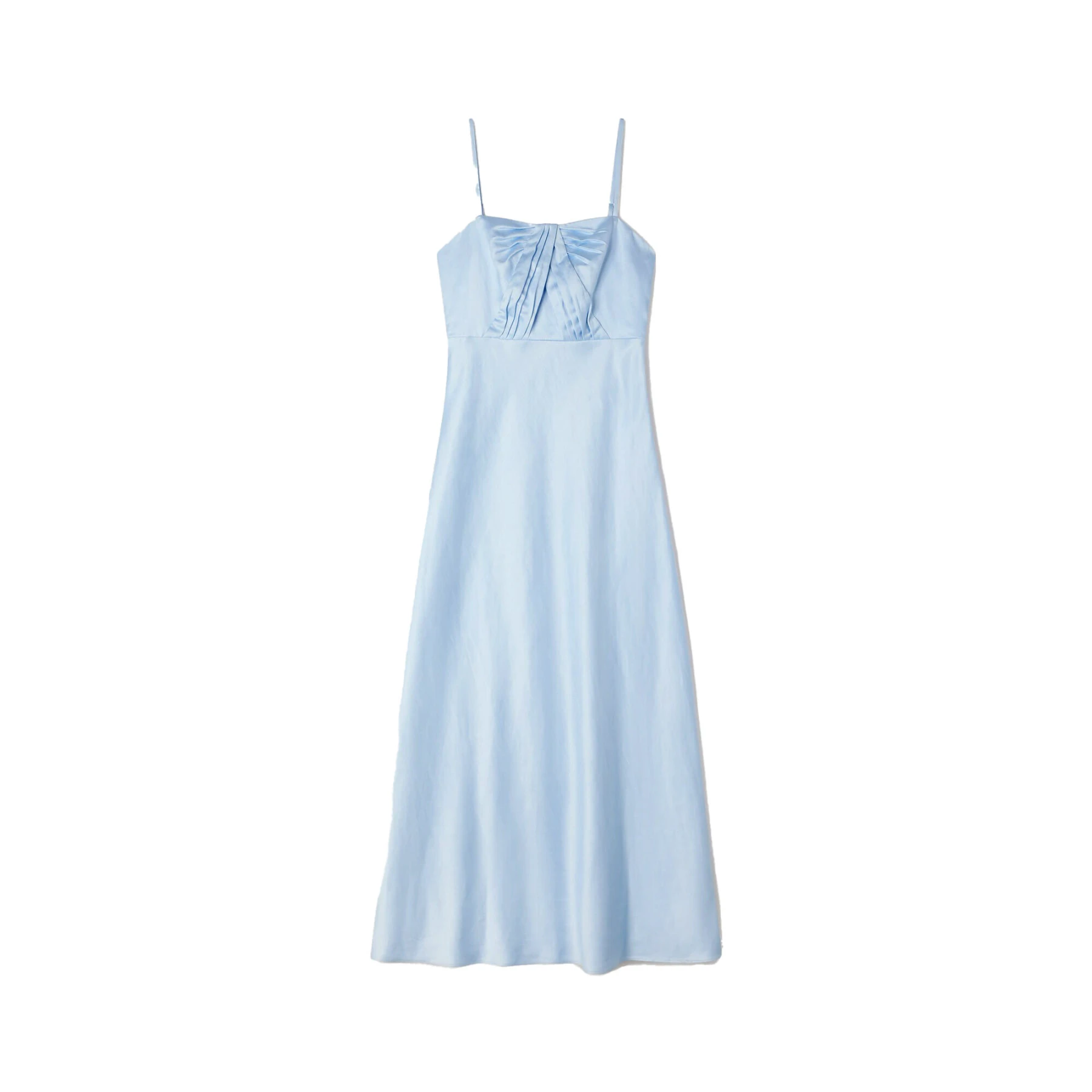 Satin-Effect Maxi Dress