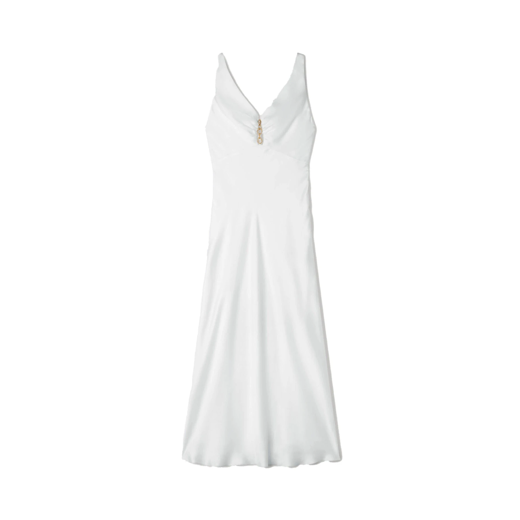 Jewel Satin-Effect Maxi Dress