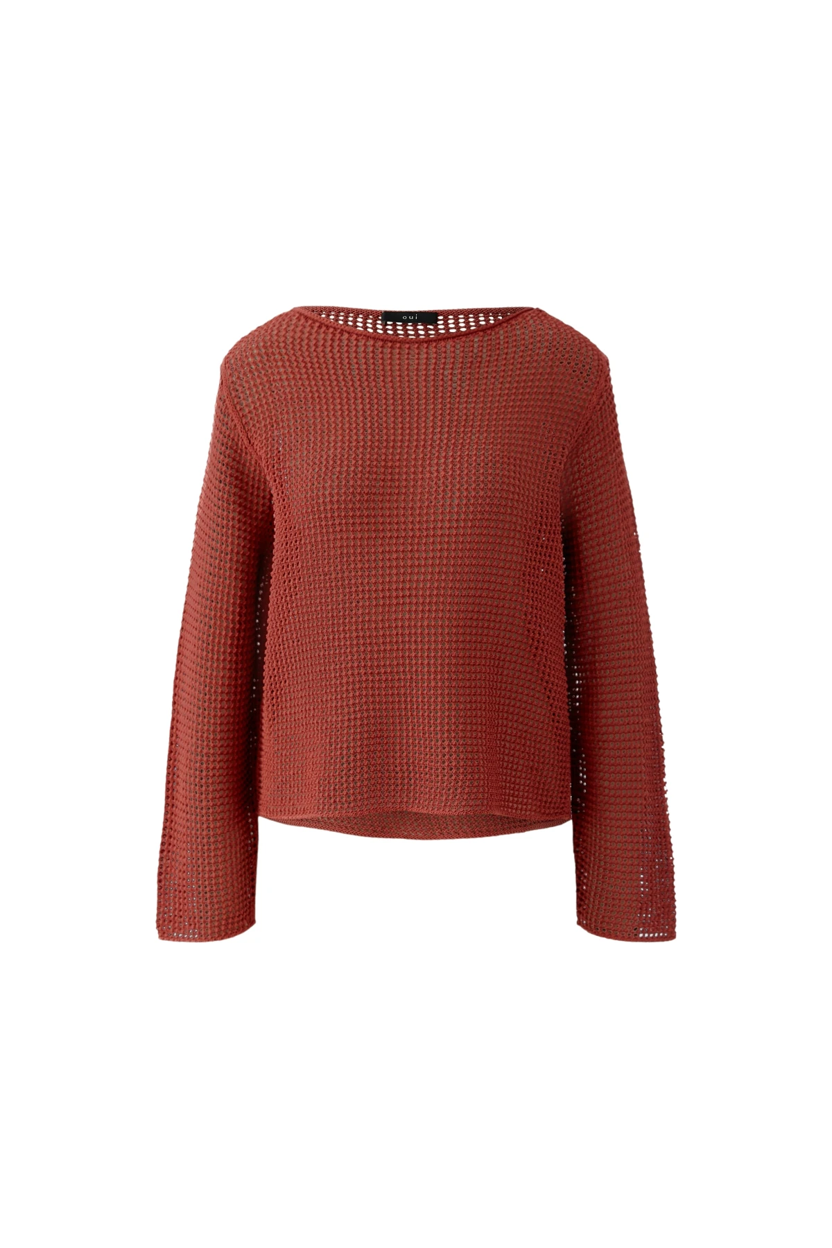 Semi-transparent Long Sleeve Top