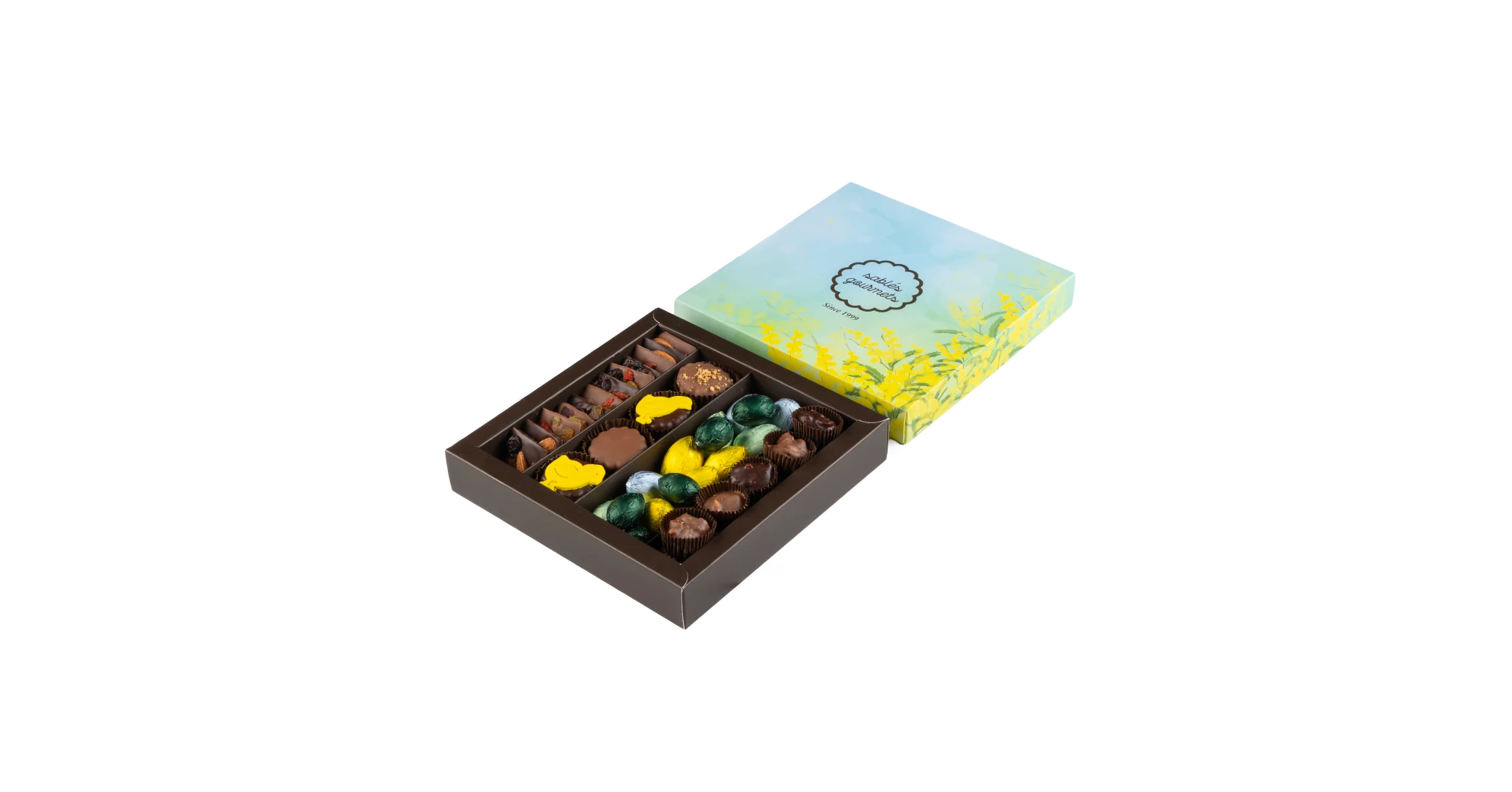Easter Square Sables Chocolate Image