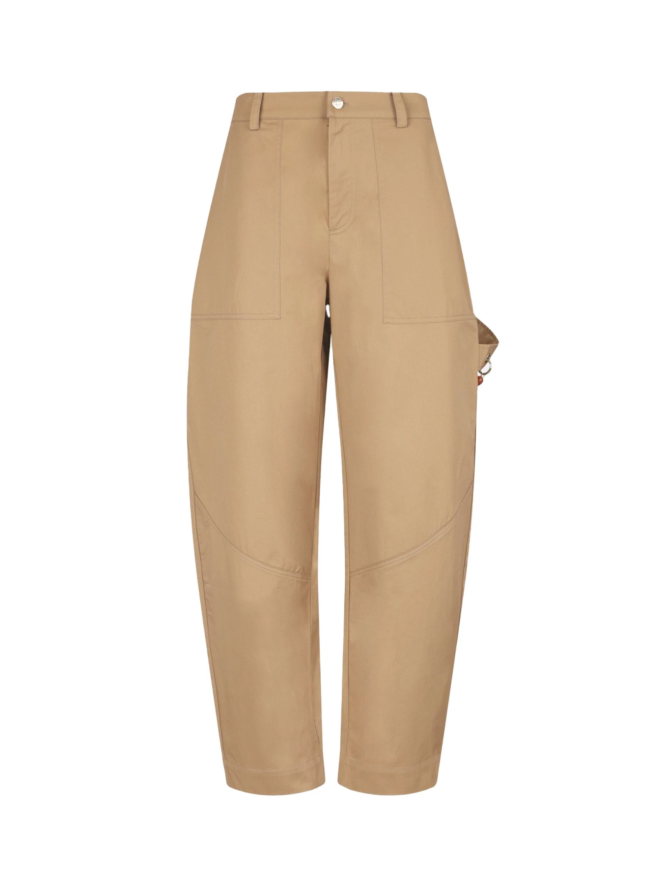 Cargo Pants With Chain And Beads