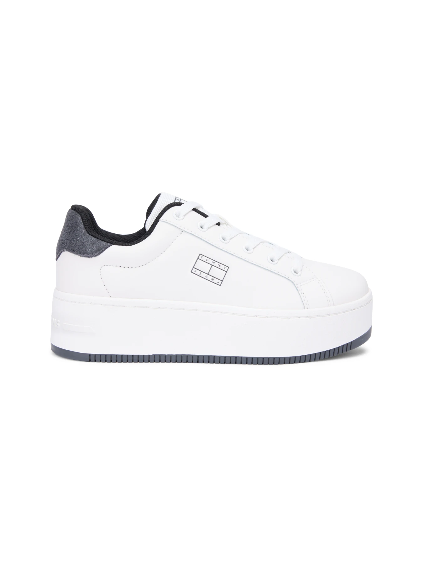 Essential Logo Leather Platform Sneakers