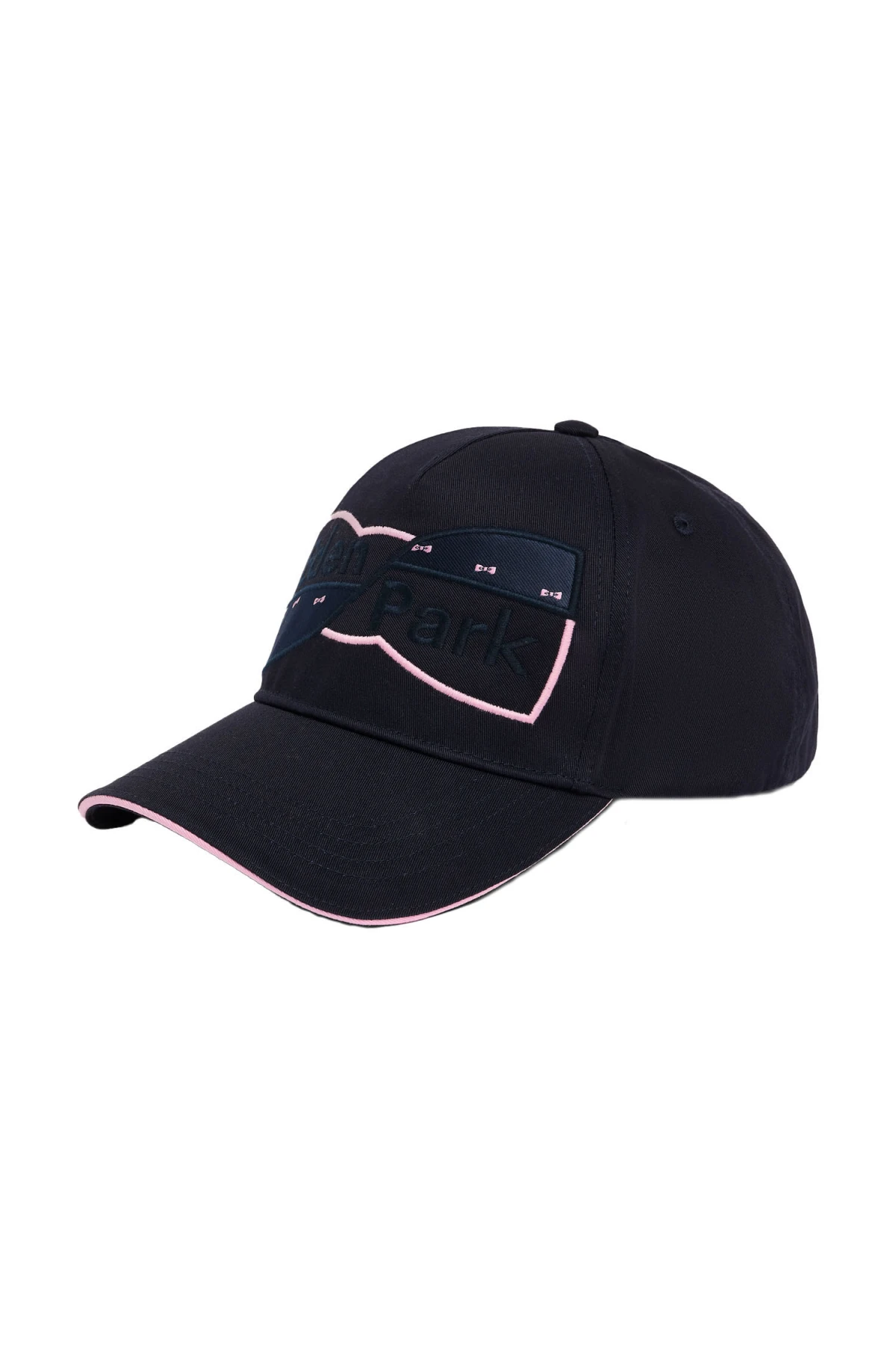 Cotton Twill Cap With Bow-Tie Embroidery