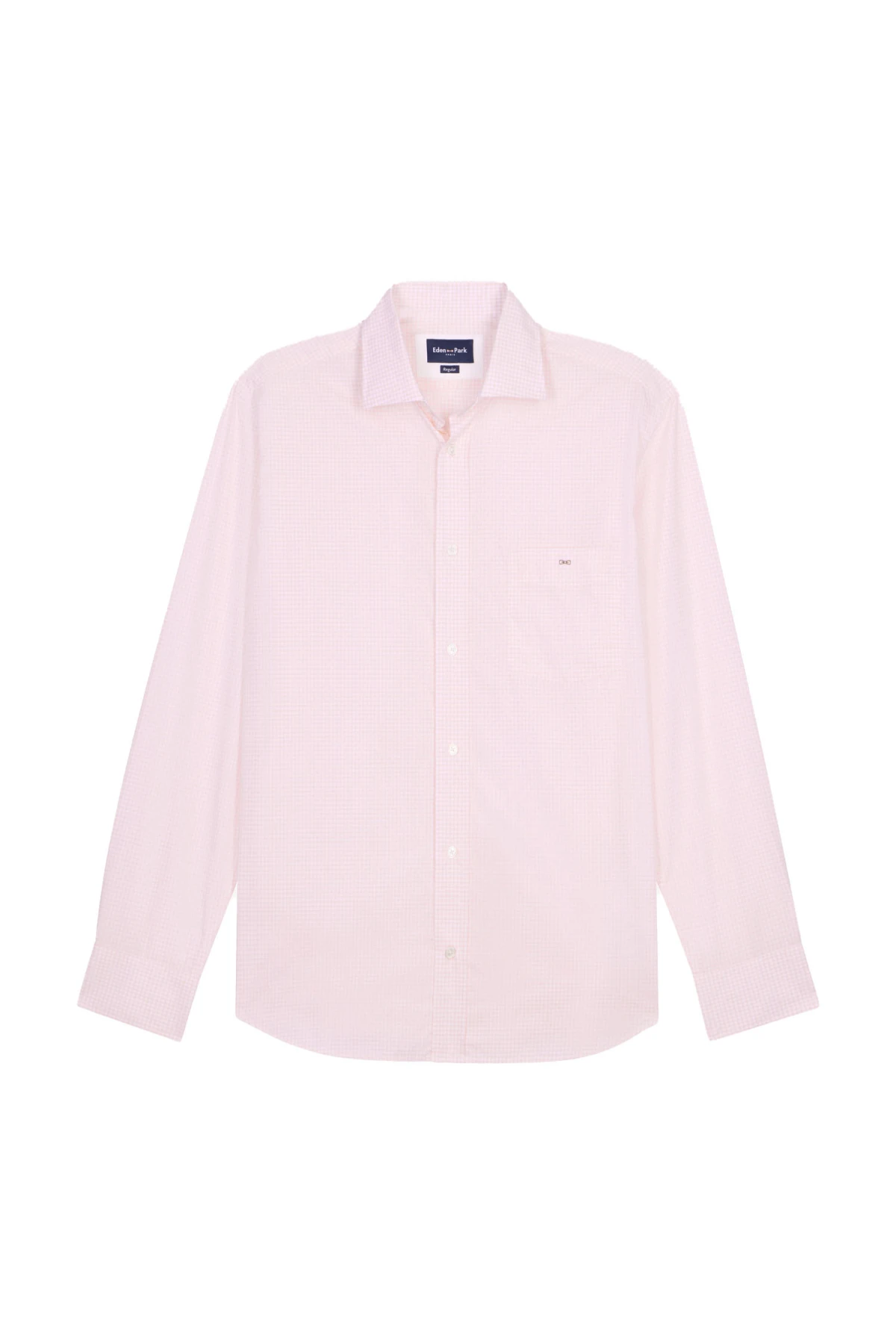 Regular Fit Checked Dobby Cotton Shirt