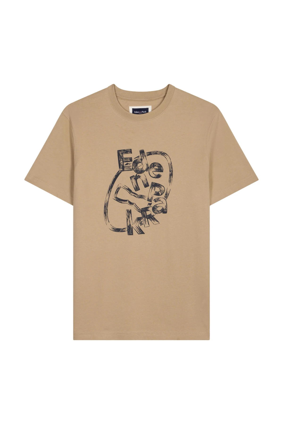 Regular Fit Short-Sleeve Printed Cotton T-Shirt 