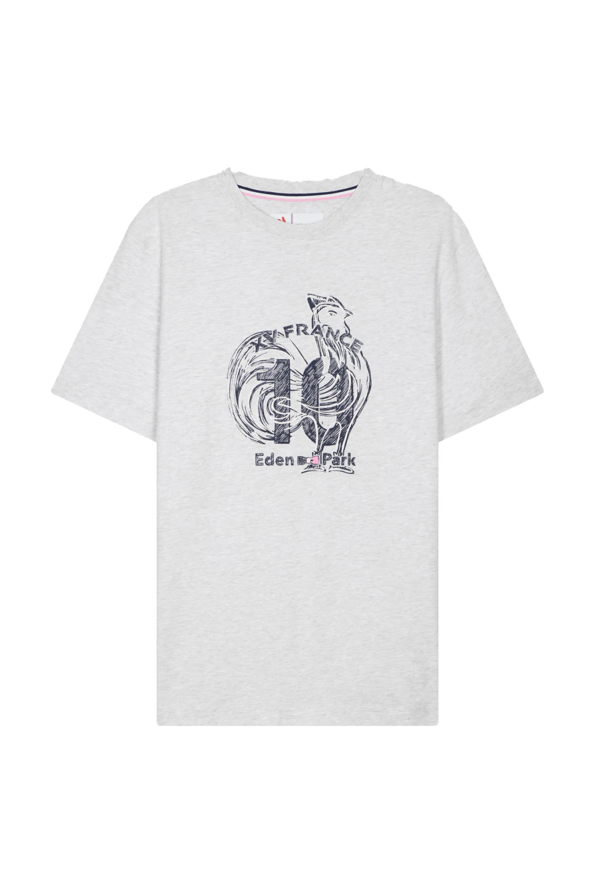 Short-Sleeve XV De France Printed Cotton T-Shirt