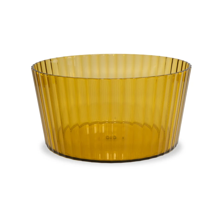 Acrylic Salad Bowl 32 L Capacity Amber