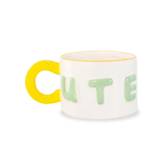 Stoneware Breakfast Mug 440 Ml Capacity Cute
