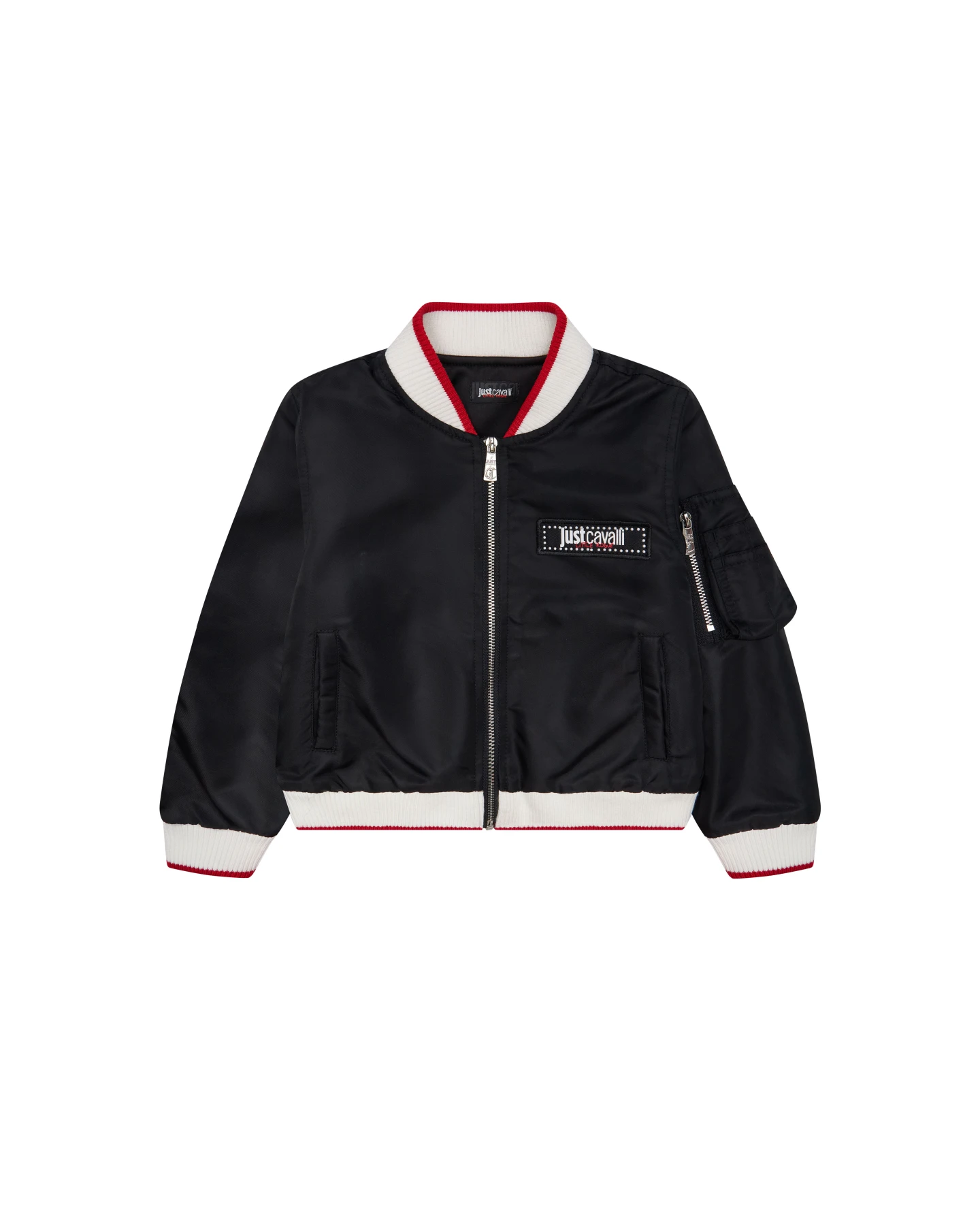 Baby Boy Bomber Jacket with Graphic Back Logo