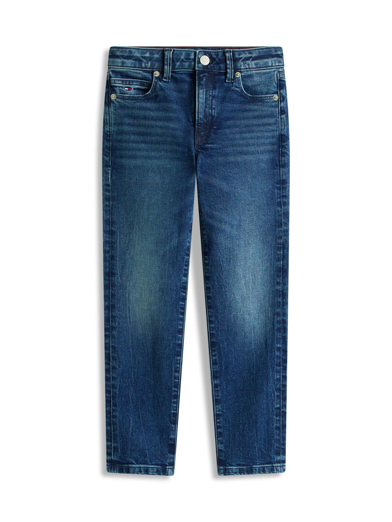 Kids Boys Faded Straight Leg Jeans
