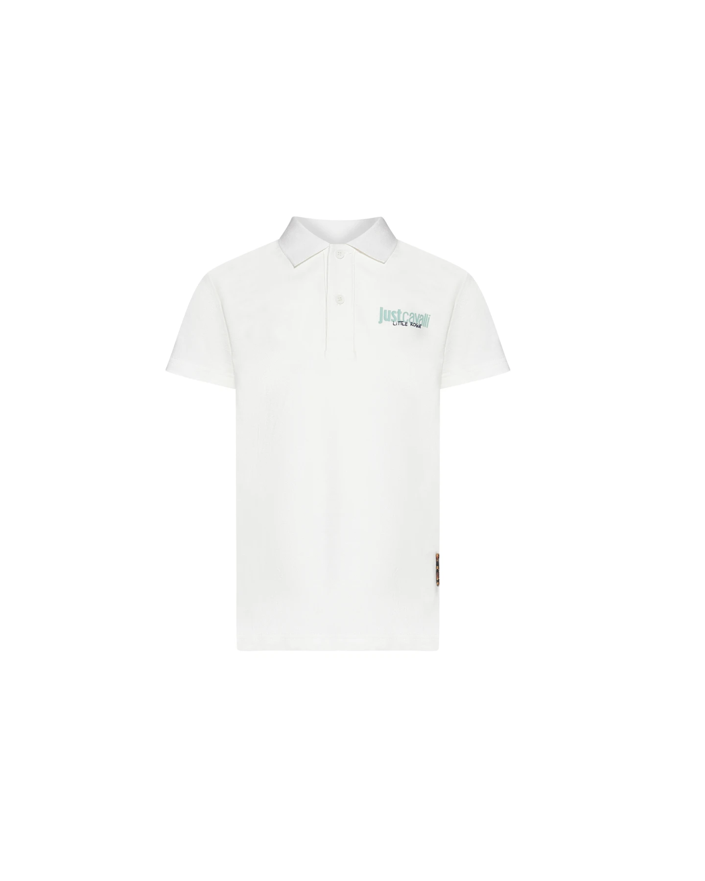 Kids Boys Polo Shirt with Multi-Pattern Back Logo