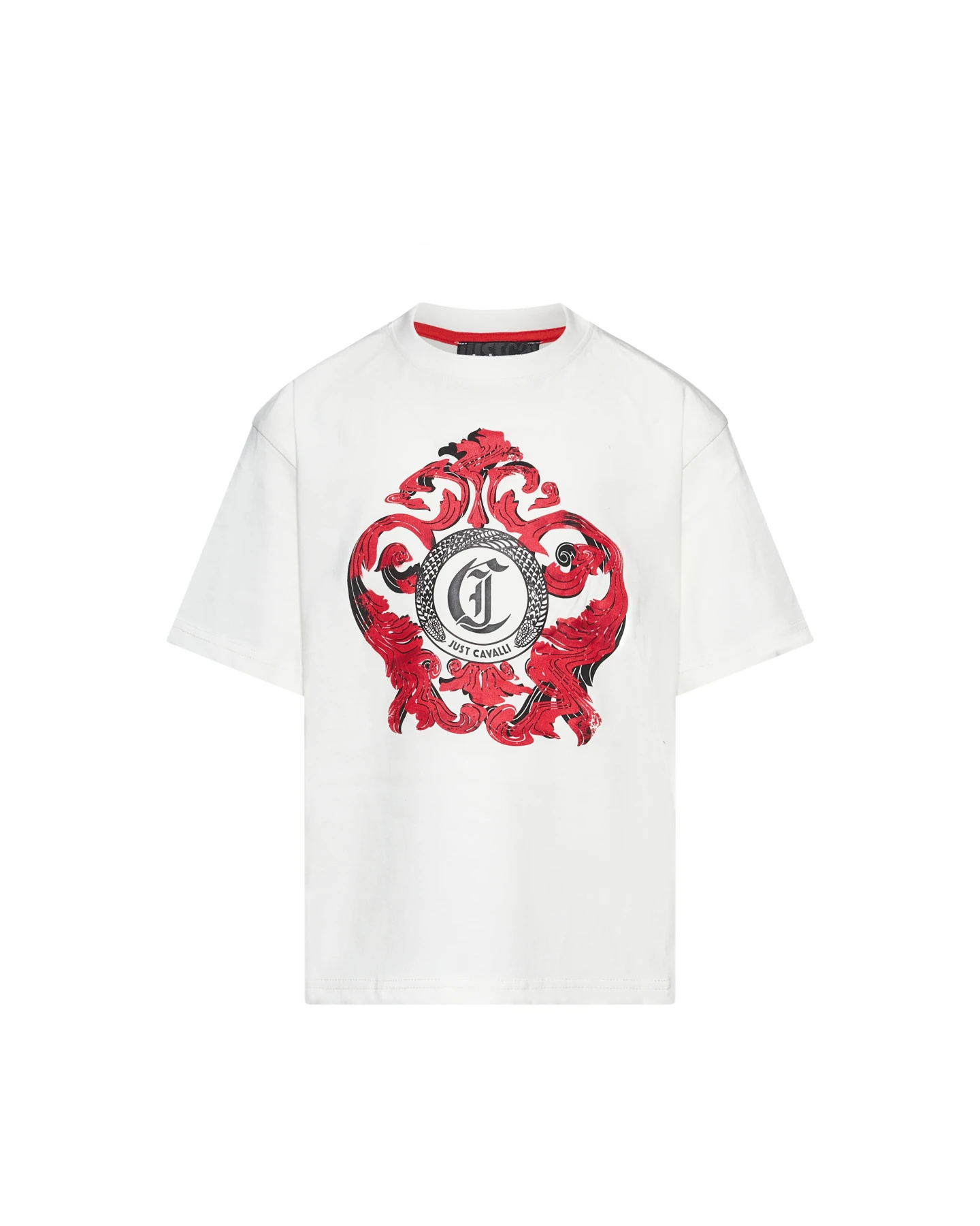 Kids Boys "JC" Crest Graphic Short Sleeve T-Shirt