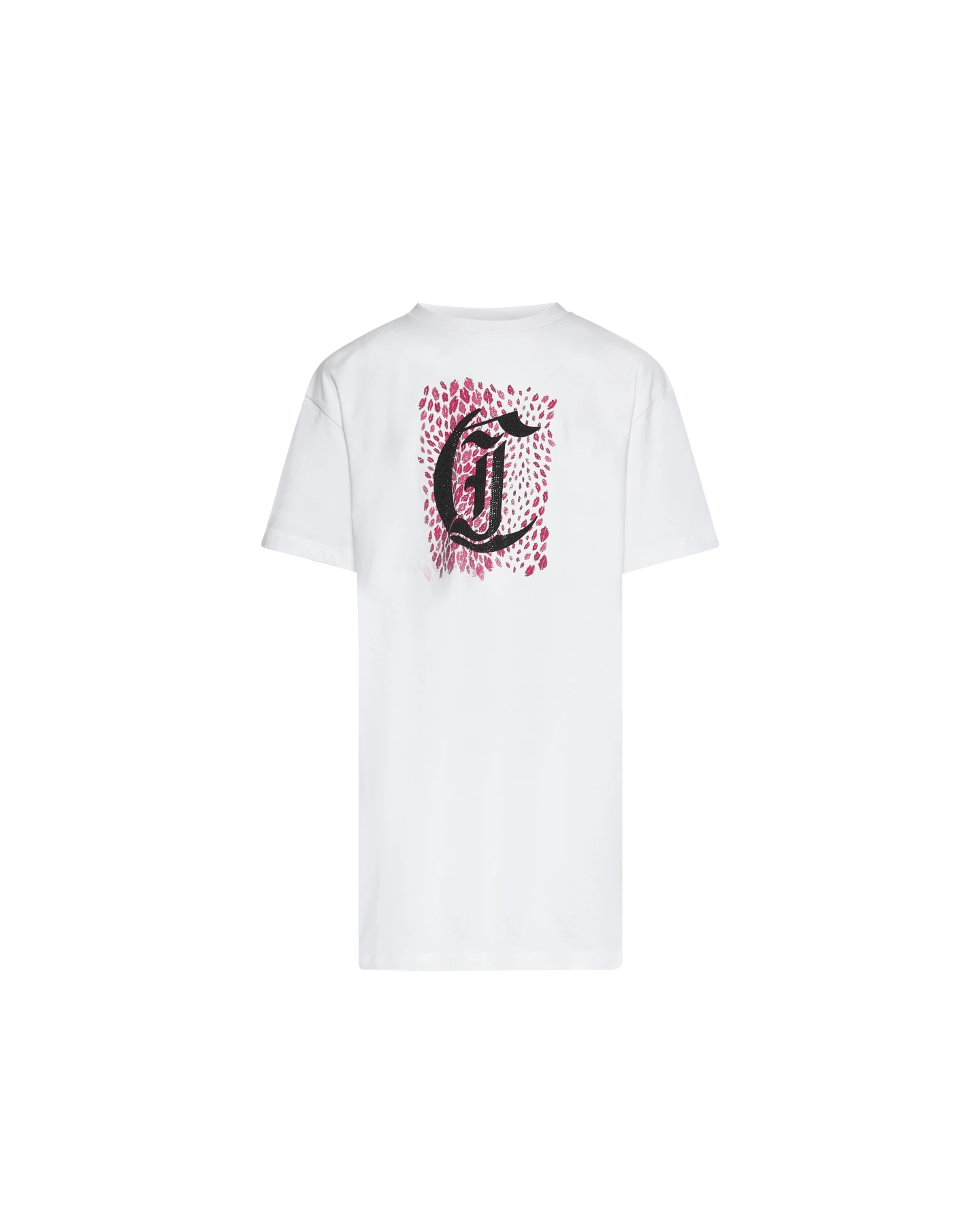 Kids Girls Logo Oversized Short Sleeve Dress