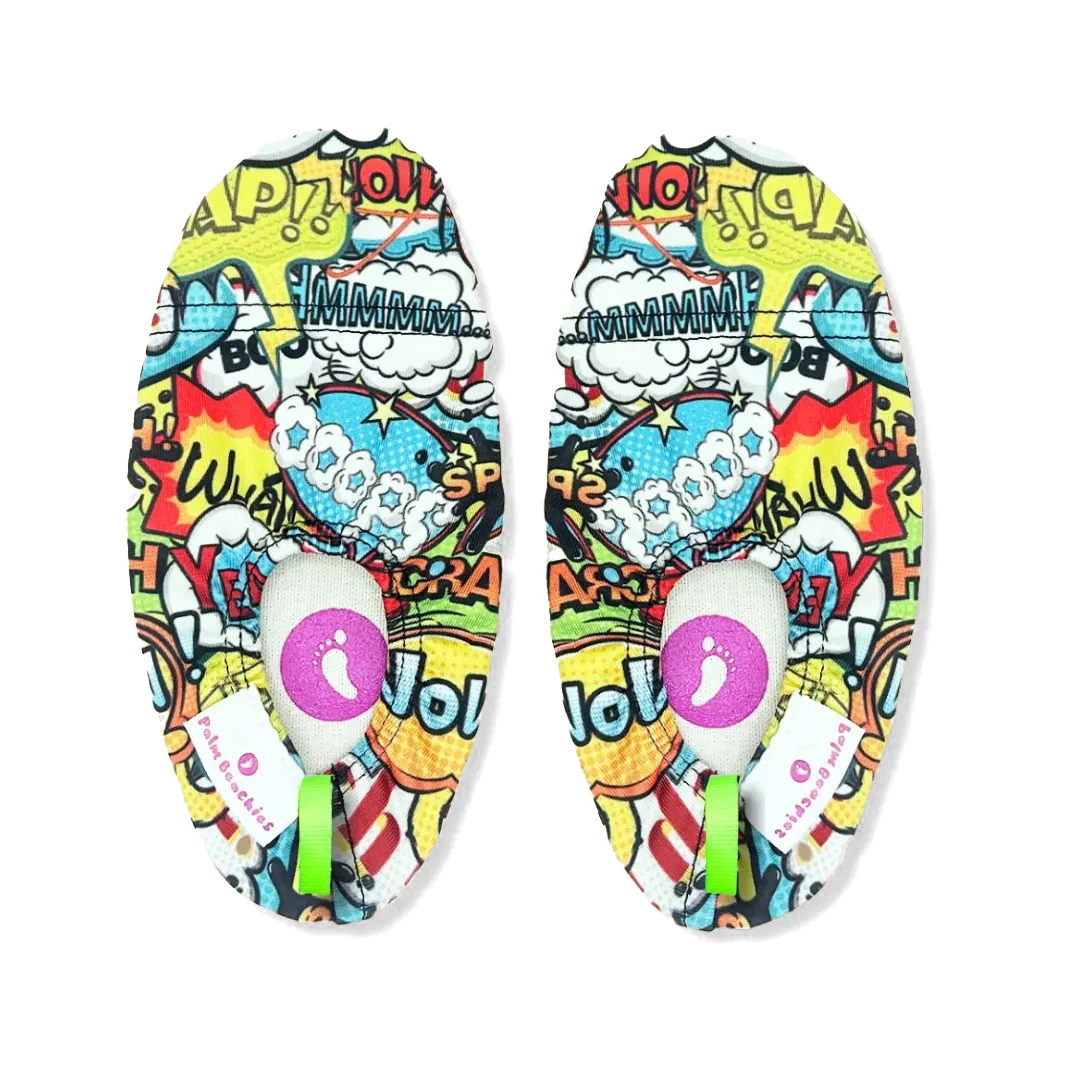 Kids Boys Non-Slip Comic Prints Beach Slippers
