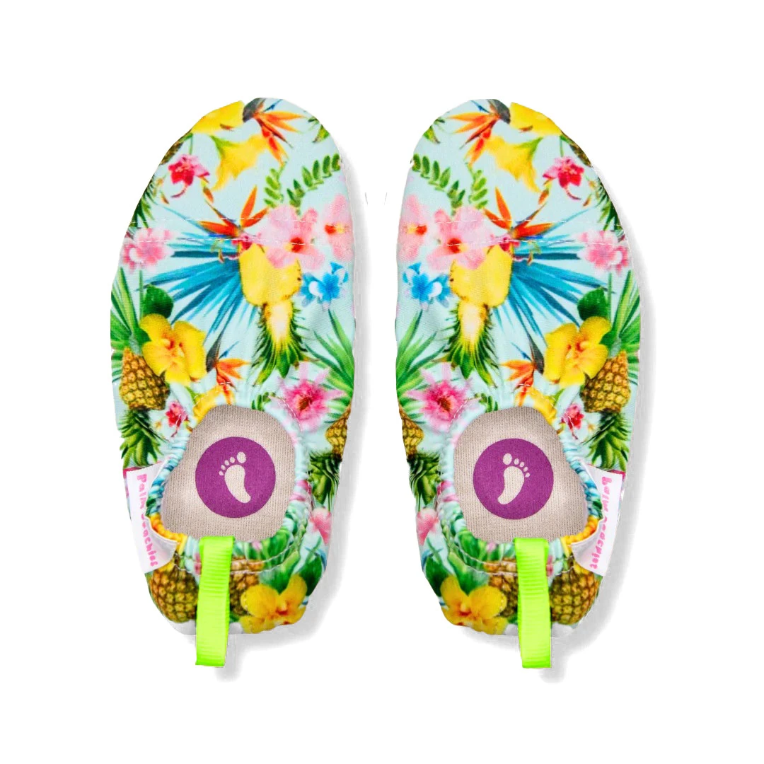 Kids Girls Non-Slip Pineapple Prints Beach Slippers