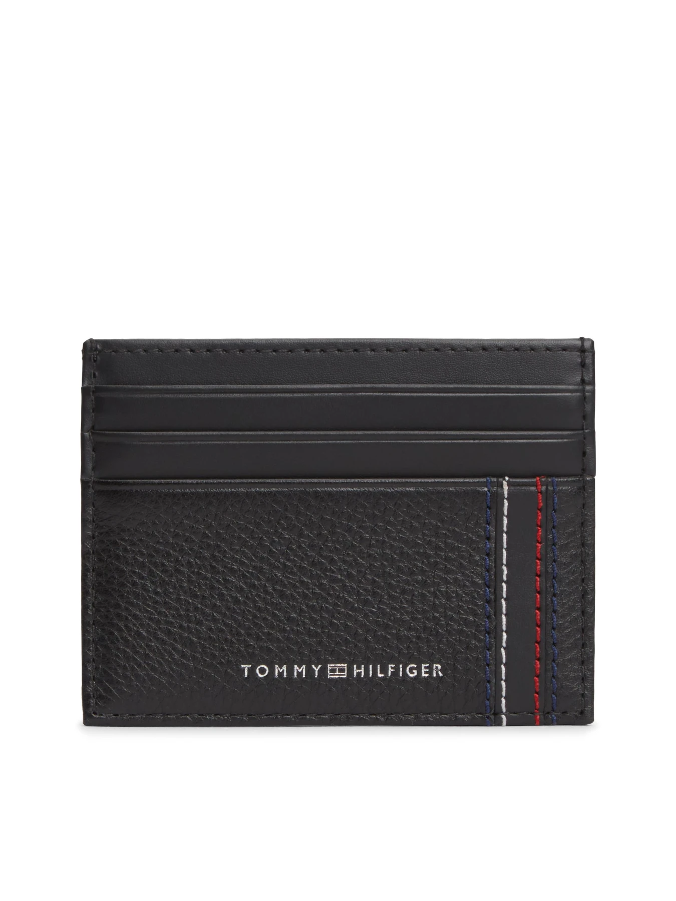 Logo Leather Credit Card Holder