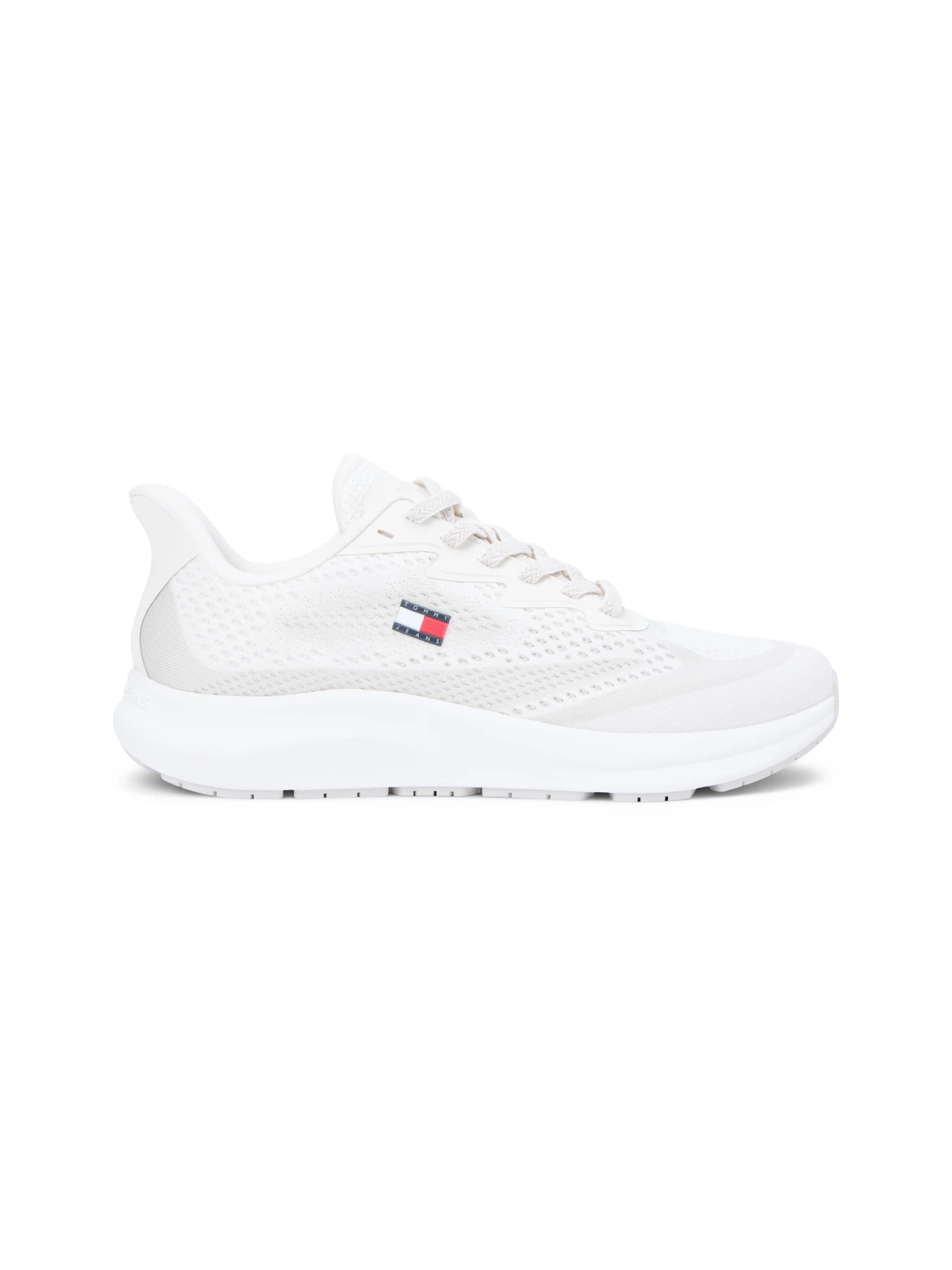 Logo Plaque Mesh Sneakers