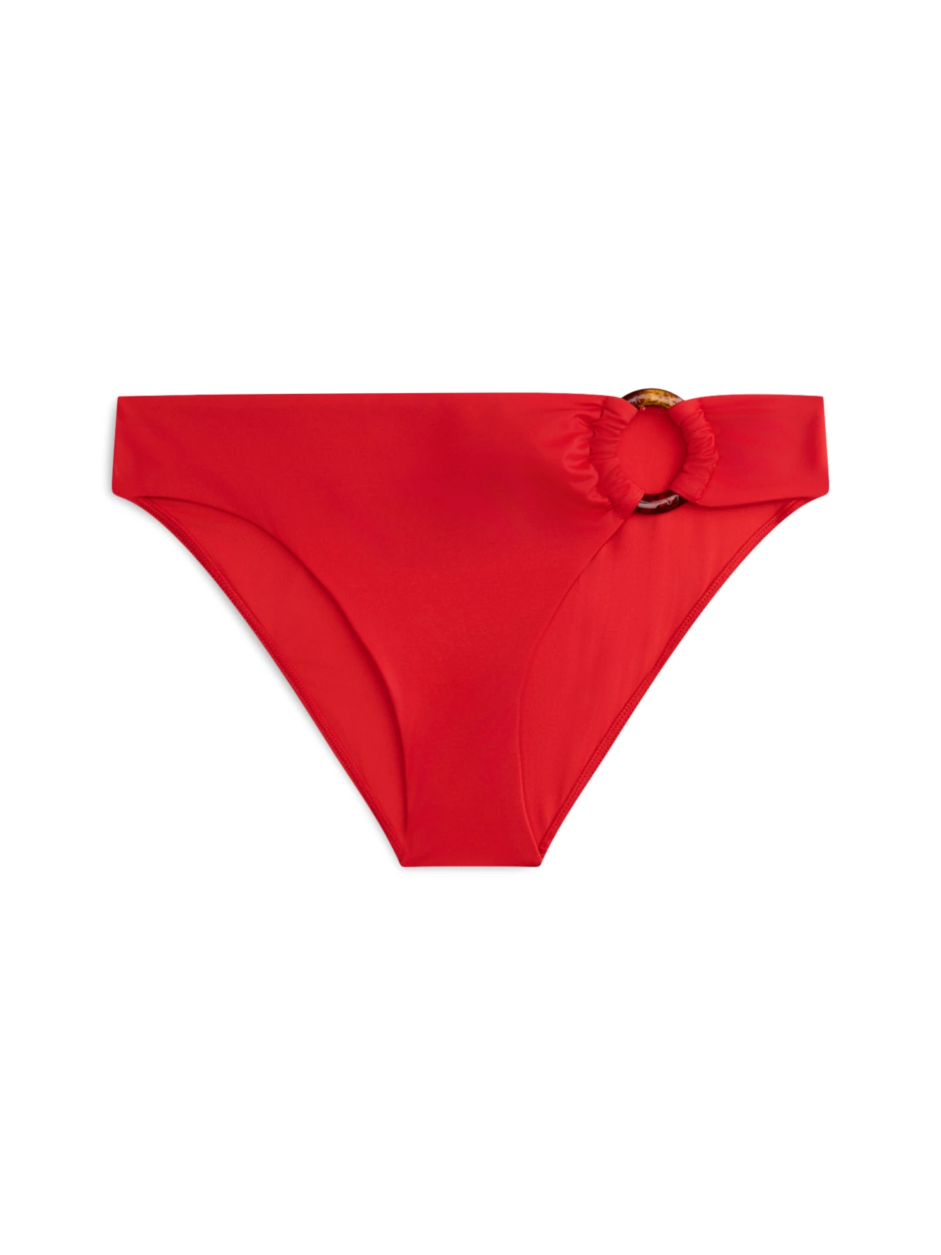 Bikini Bottoms with Tortoiseshell Ring Detail