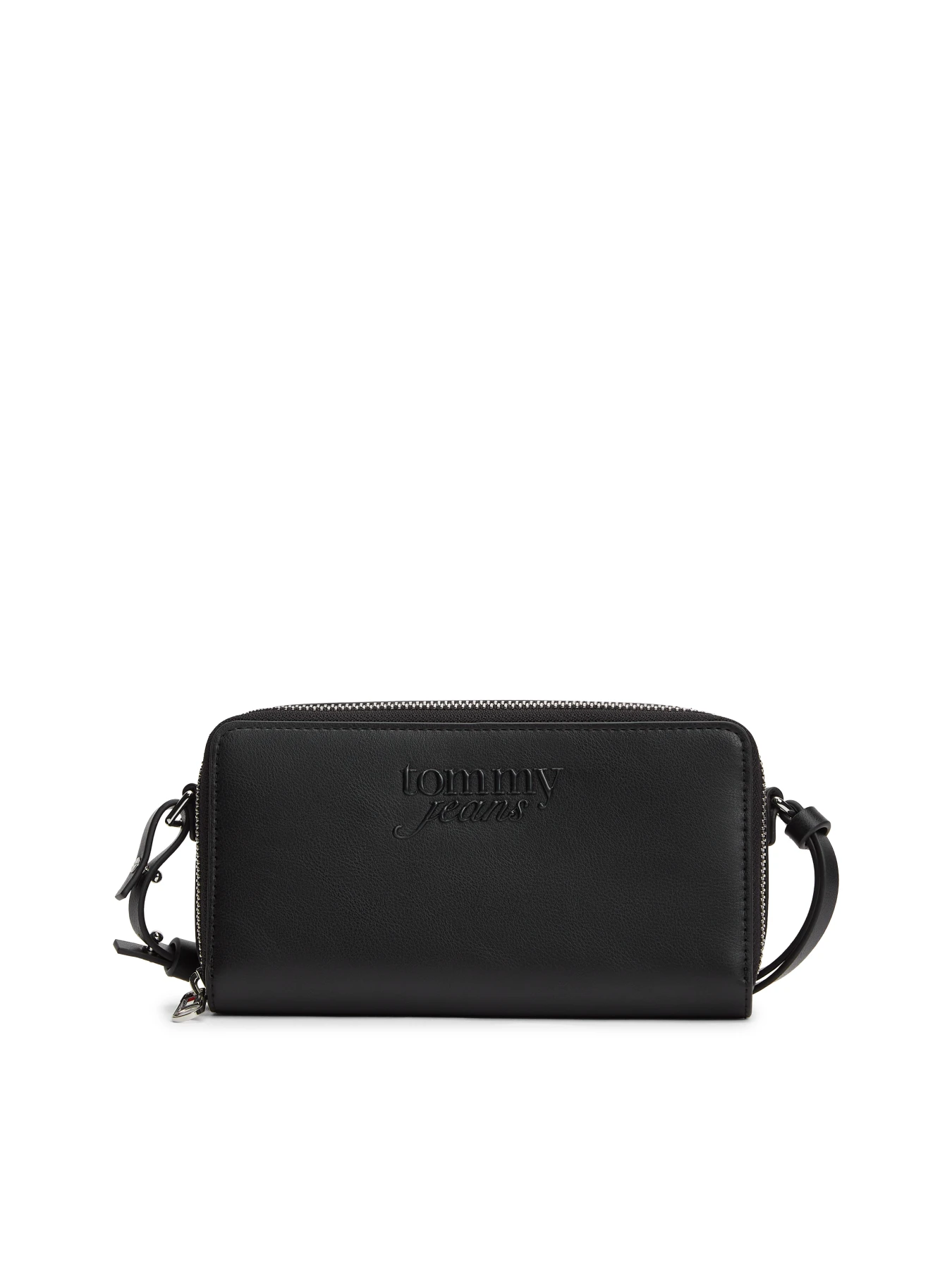 Heritage Embossed Logo Leather Cross Wallet