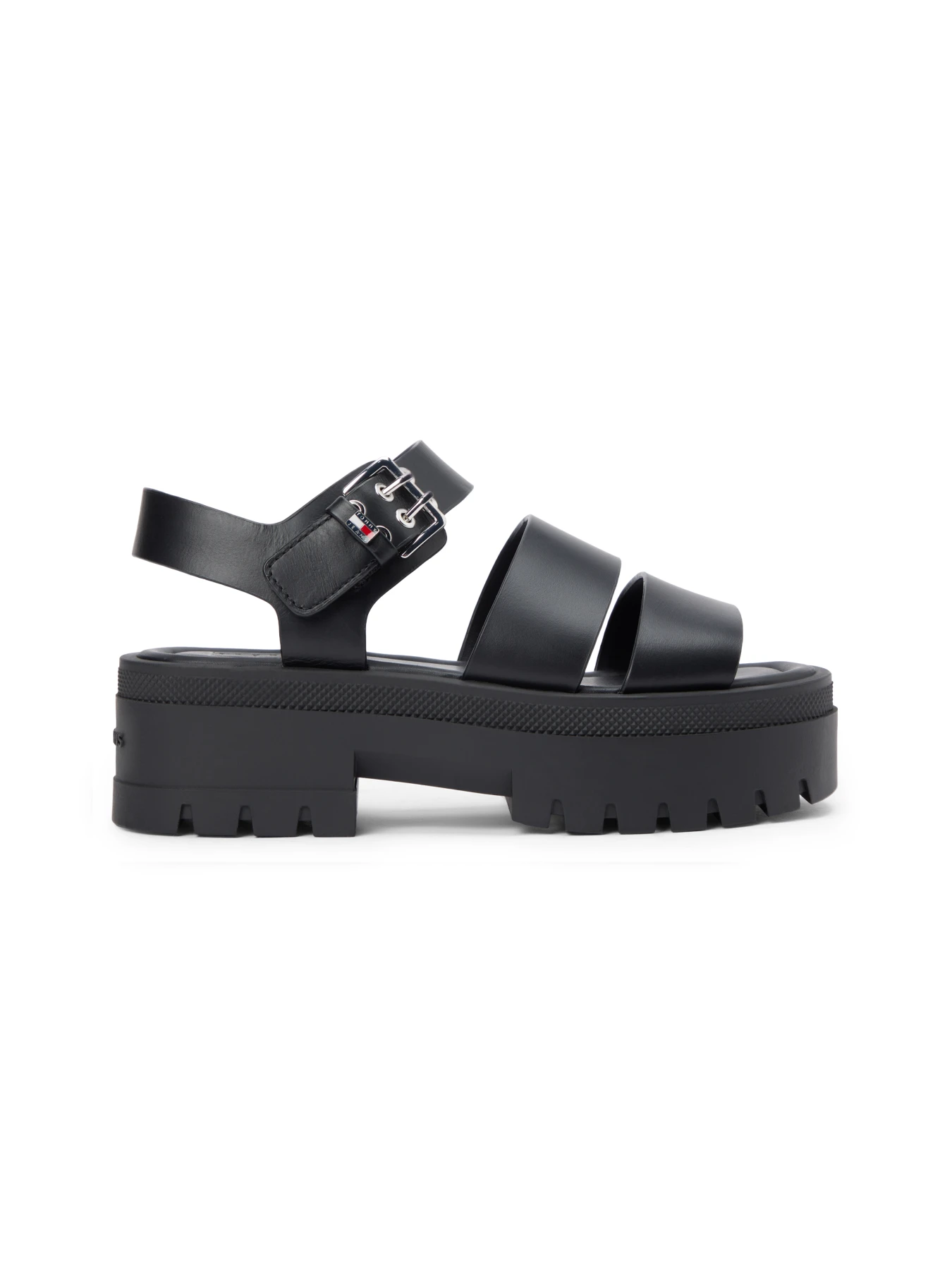 Leather Cleat Platform Sandals