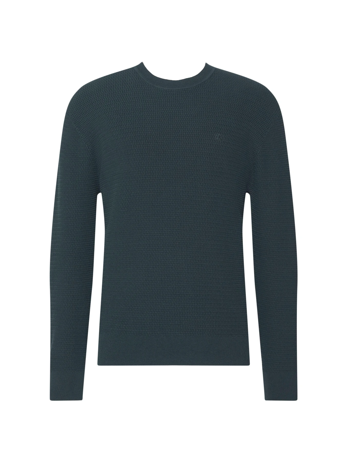 Textured Waffle-Knit Sweater