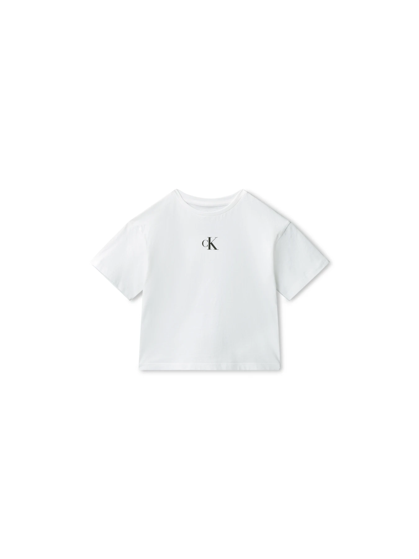 Kids Girls Mini Monogram Cropped T-Shirt