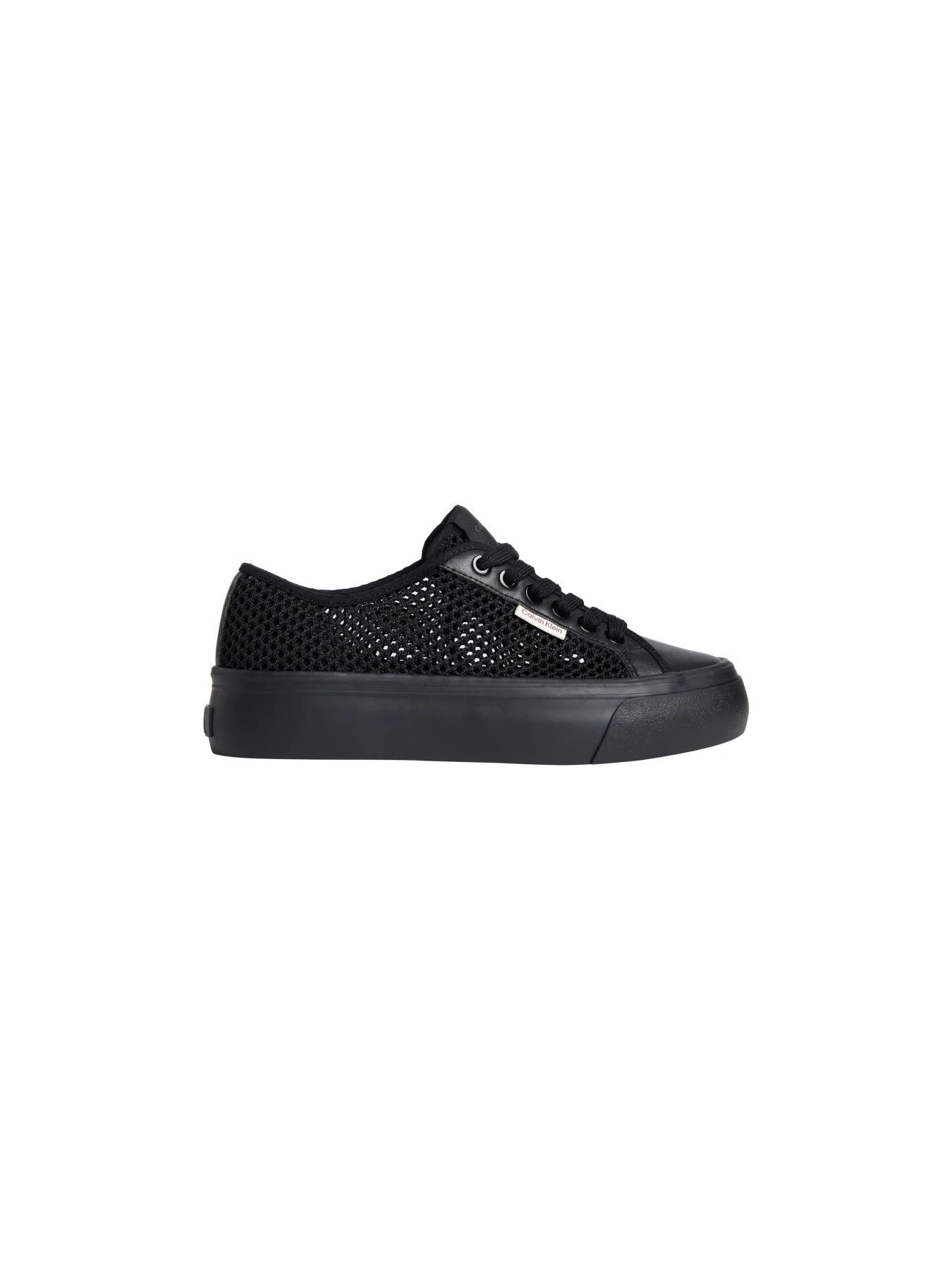 Mesh Platform Lace Up Sneakers