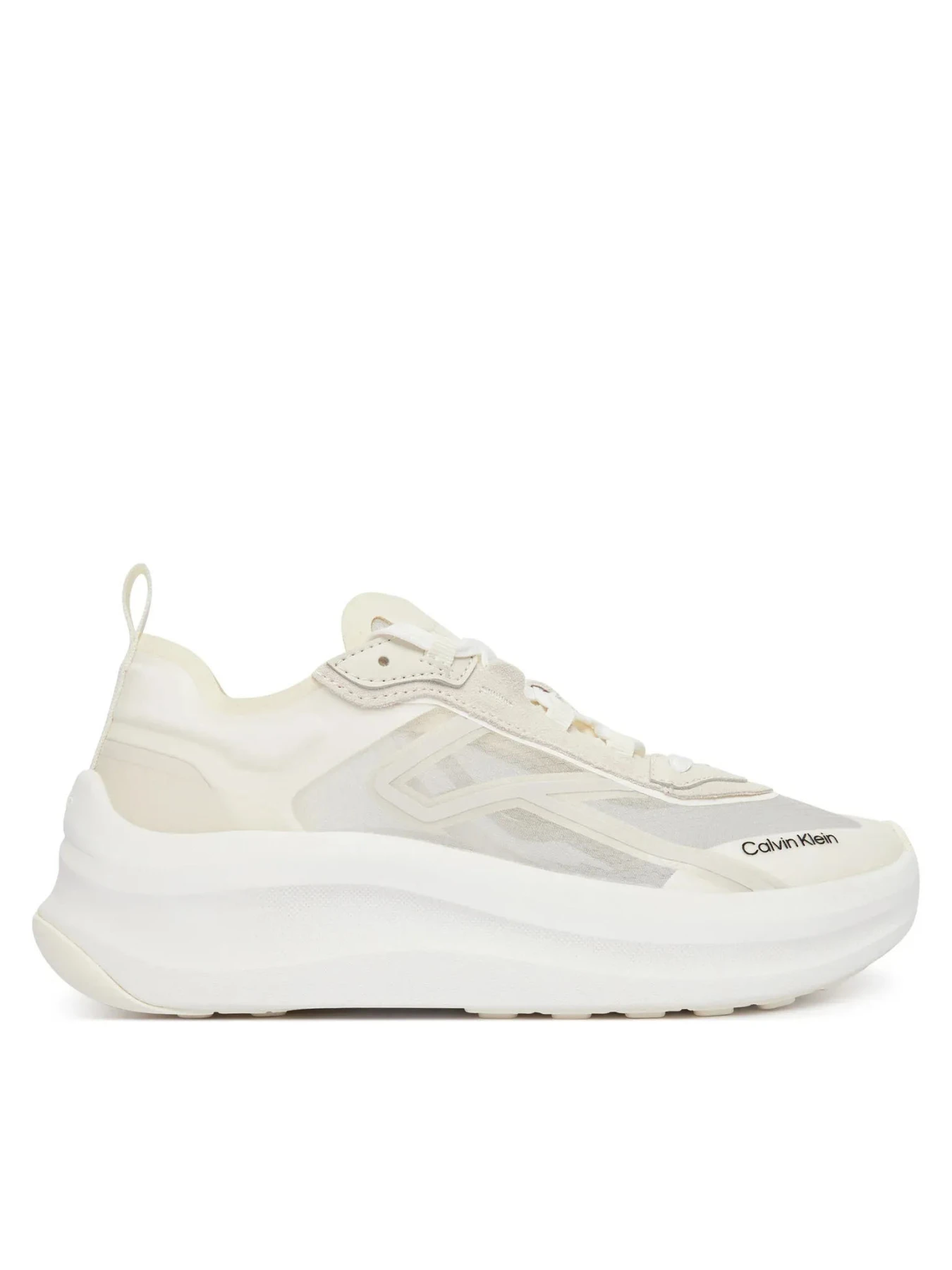 Tech-Mixed Chunky Sneakers