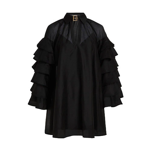 Boheme Dress with Ruffled Sleeves 