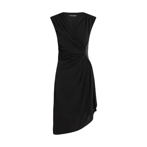 Draped Jersey Dress