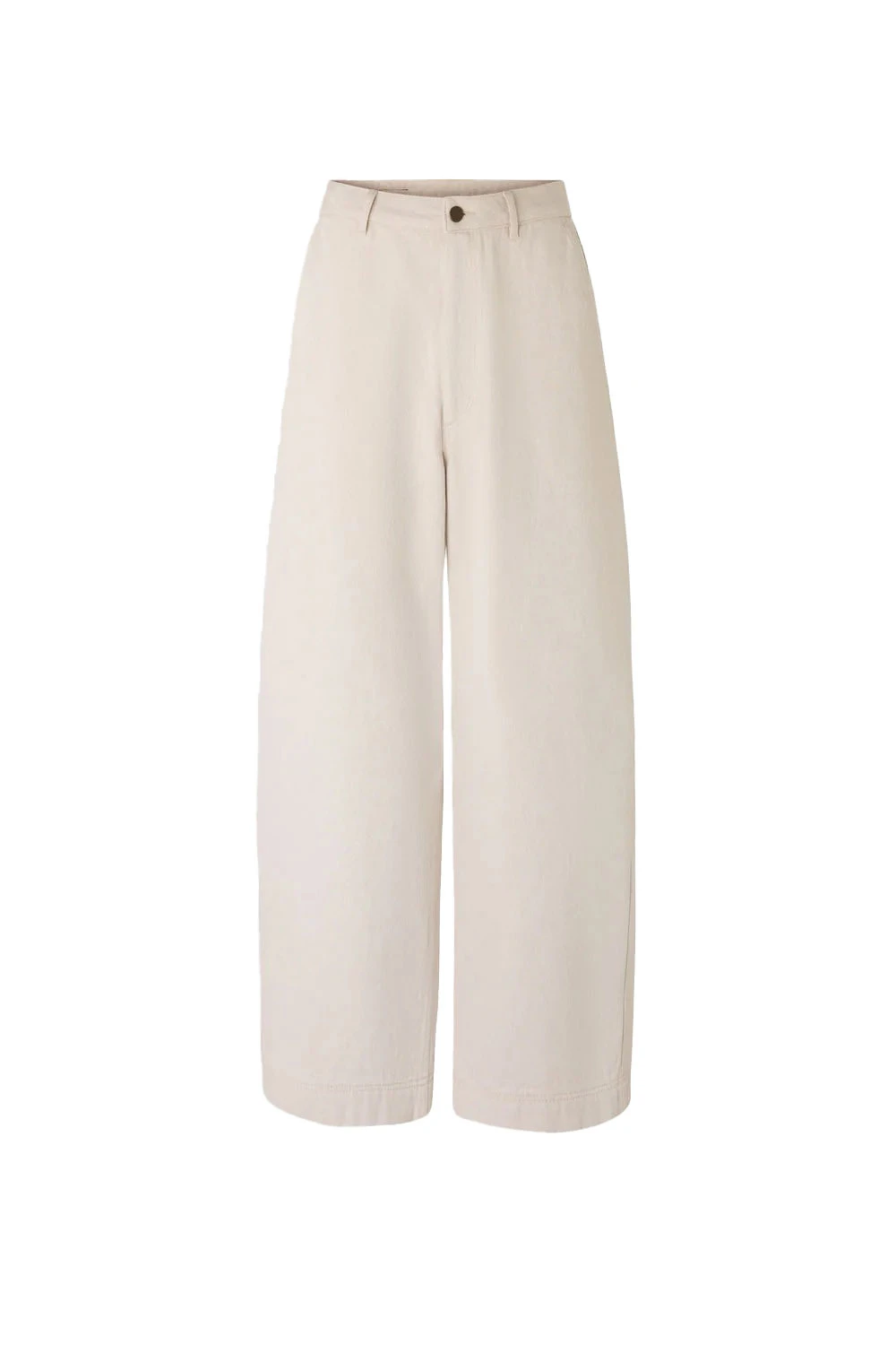 Organic Cotton High Waisted Balloon-Fit Trousers