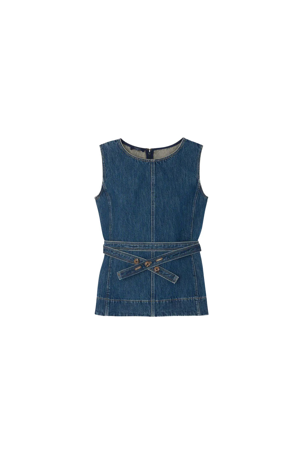 Fitted Chance Sleeveless Cotton Top 