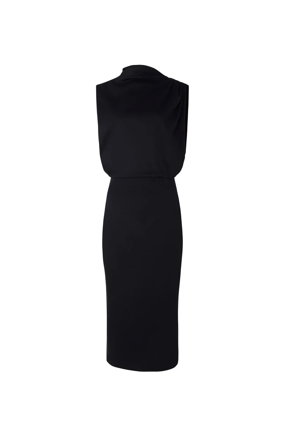 Gemma Draped Sleeveless Dress