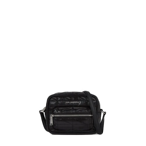 K/Brick Quilted Leather Zipped Crossbody Bag 
