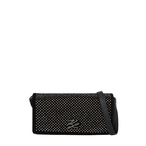 K/Autograph Studded Leather Wallet Crossbody Bag