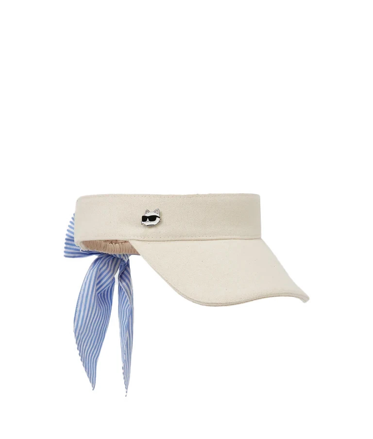 "Vacances de Karl" Illustrated Silk Scarf
