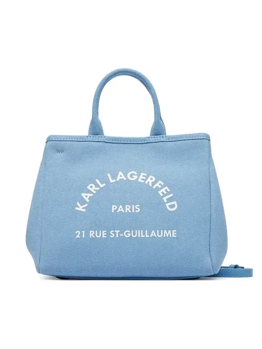 K/Autograph Patch Pebbled Leather Mini Tote Bag Image