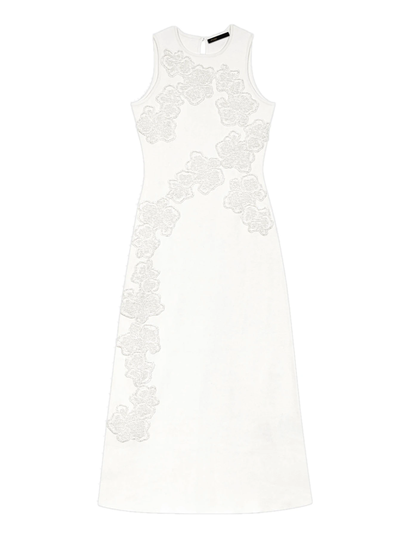 Beaded Embroidered Floral Dress