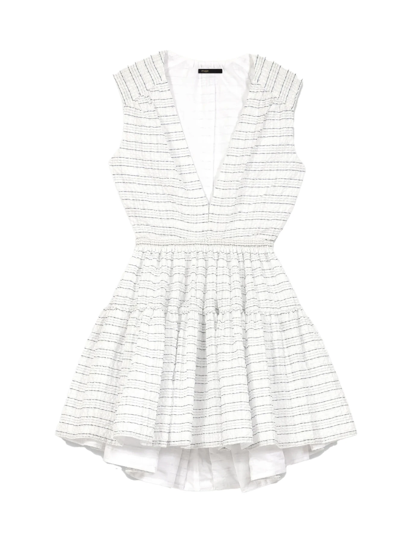 Short Flared Open-Back Dress